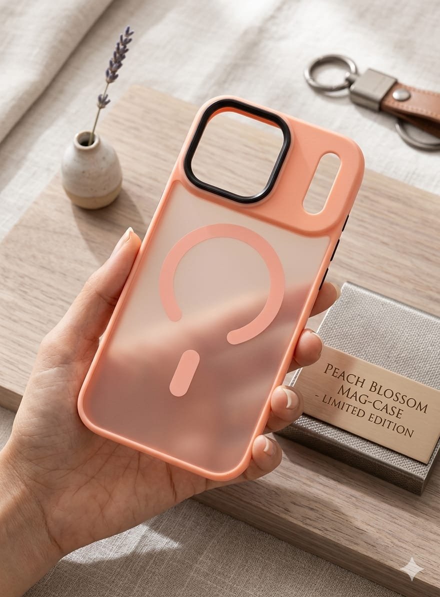 Funda MagSafe Peach Blossom — edición limitada
